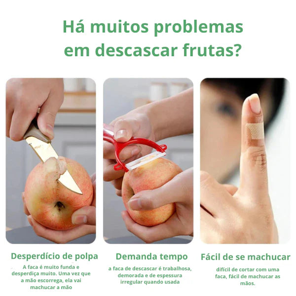 🔥SUPER PROMOÇÃO 40% OFF + FRETE GRÁTIS🔥🔥Descascador Multi-Frutas 2.0 ☑️