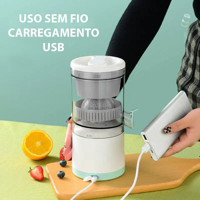 PODEROSO & INOVADOR Espremedor De Suco e Frutas Elétrico, Portátil e Automático! Juicy Pro® Sucos Rápidos Em Segundos, Refrescantes, Naturais e Saudáveis! + Frete Grátis! ☑️